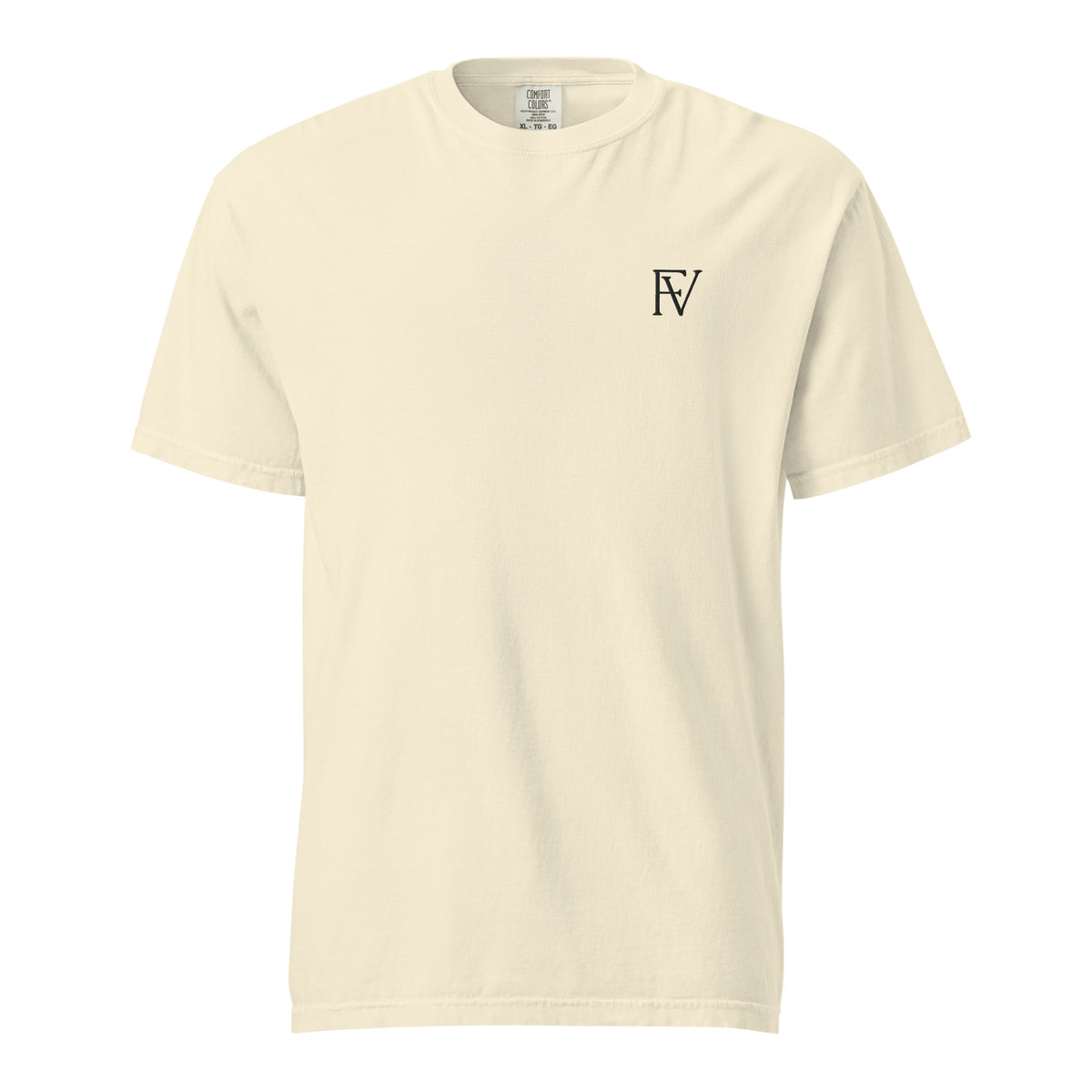 Playera Fenvale Monograma FV Crudo — vista frontal