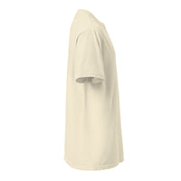 Playera Fenvale Monograma FV Crudo — vista lateral derecha