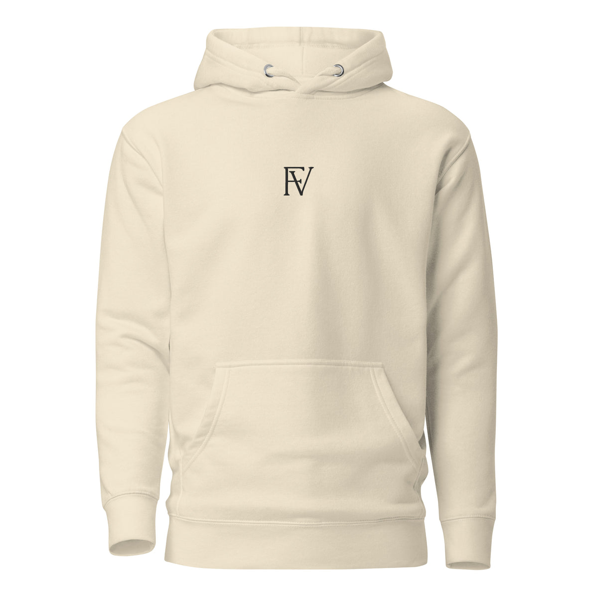 Sudadera Fenvale Monograma FV Crudo — vista frontal