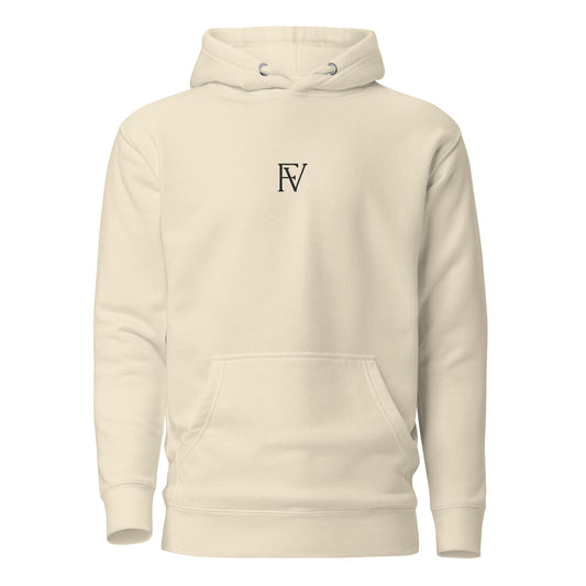 Sudadera Fenvale Monograma FV Crudo — vista frontal