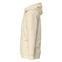Sudadera Fenvale Monograma FV Crudo — vista lateral izquierda